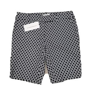 NEW Katherine Barclay Navy White Print Shorts